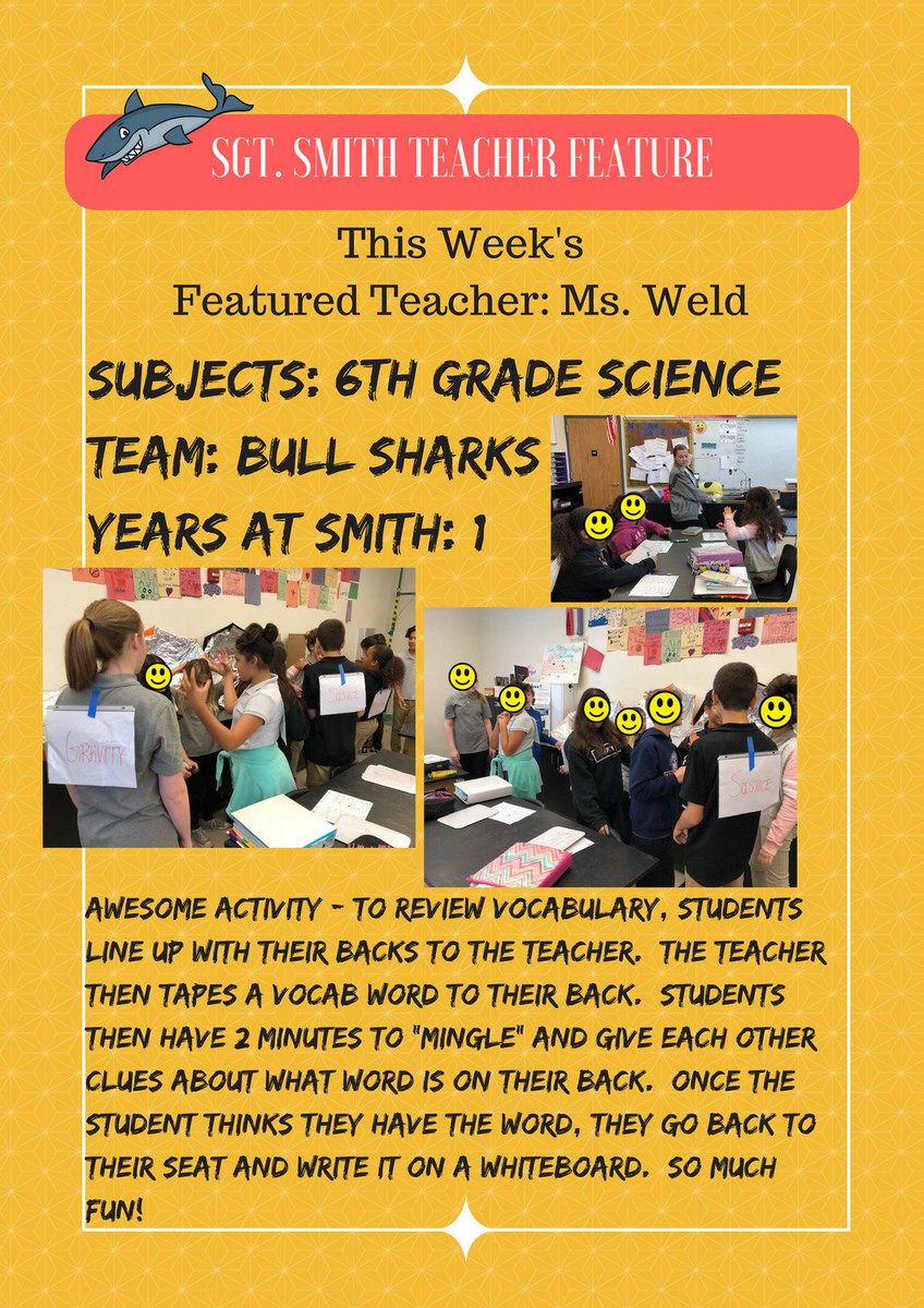 BessDahmash's tweet photo. #SmithPride We LOVE our featured teachers, Ms. Weld &amp; Ms. Shelton!  @Rob4Principals @kleesattelhcps @JoAnnJohnson813 @HCPSArea2 https://t.co/TJxquhf82k