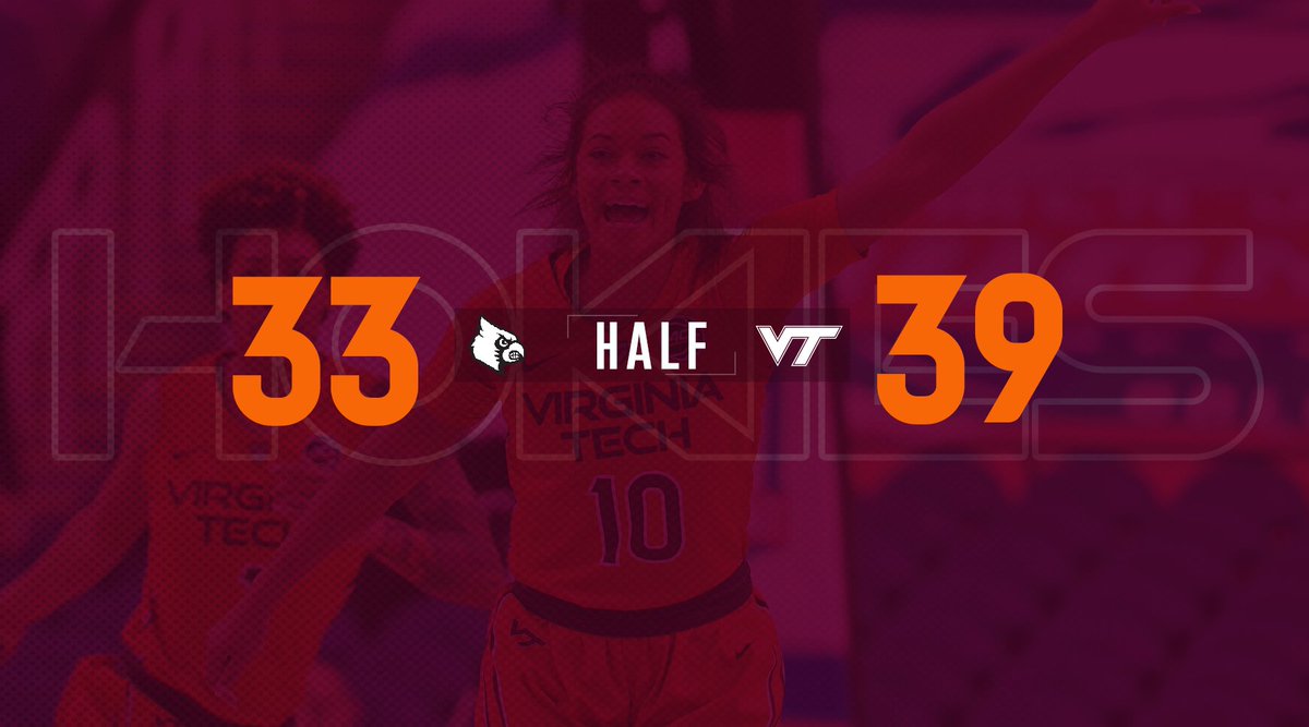 HokiesWBB's tweet photo. HALFTIME https://t.co/a4rrfk06AJ