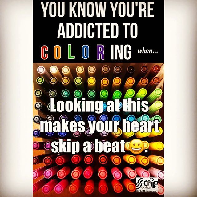 scribo_creative's tweet photo. #Colorholic, are you? 😊 Comment below if this is you lol. #HappyFriday! #scribocreative #mariacastro #colormymoods #adultcoloring #adultcolouring #coloringaddiction #funnyquoteoftheday https://t.co/tqxaDLtAx6 https://t.co/Py42CWIN2W