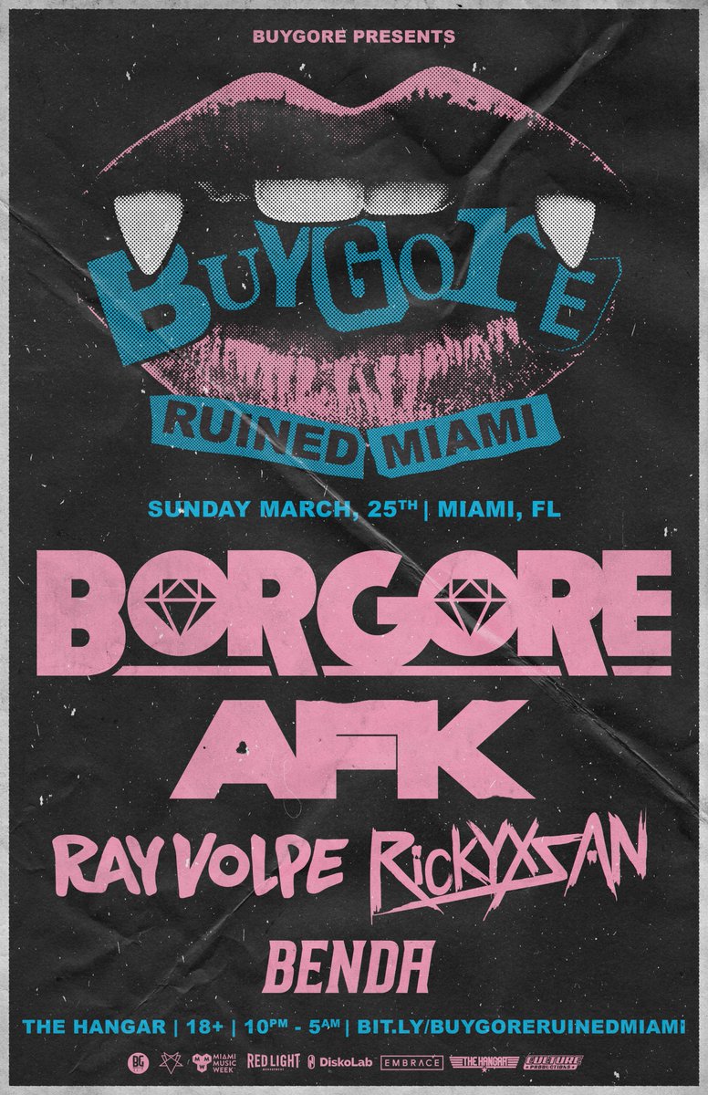I high-key love Miami Music Week 🤘🏼This is going to be wild.  borgore.co/BuygoreRuinedM… https://t.co/YEOoCEPP7l