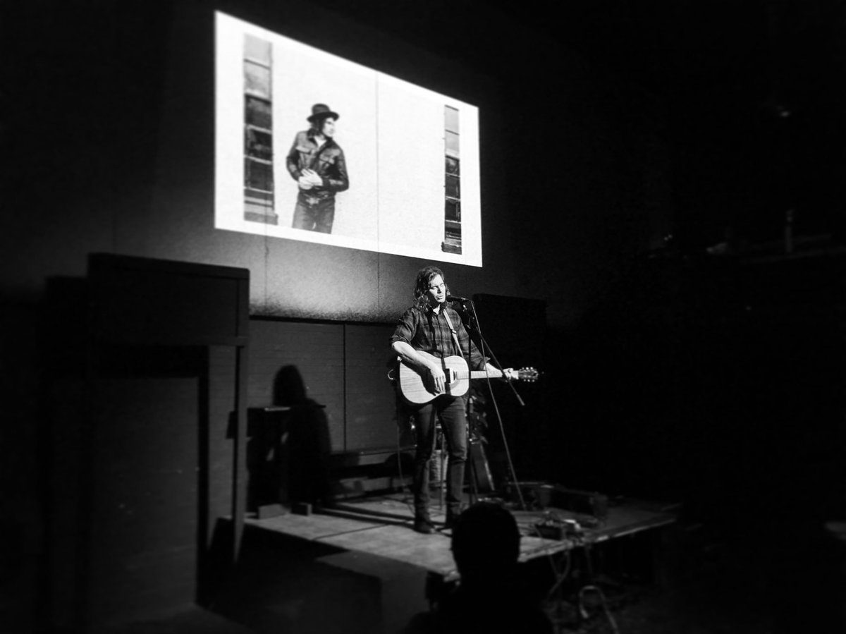 AllWriteWGHS's tweet photo. Singer-songwriter John Henry performs a stunning set for 4th hour in the Black Box. #AllWrite2018 @johnhenryengine https://t.co/5tpNyaOBWL