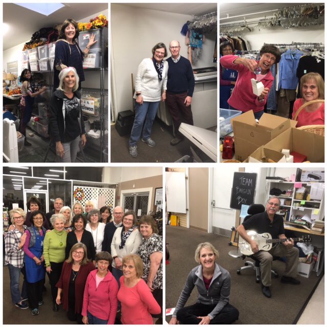 What could be more fun than a Bargain Box “Porch Party”?  We sorted donations and had a great time working together. #AssistanceLeague #bargainbox #