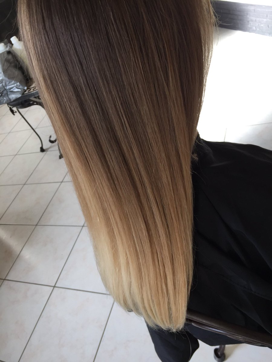 ombre hair lisse