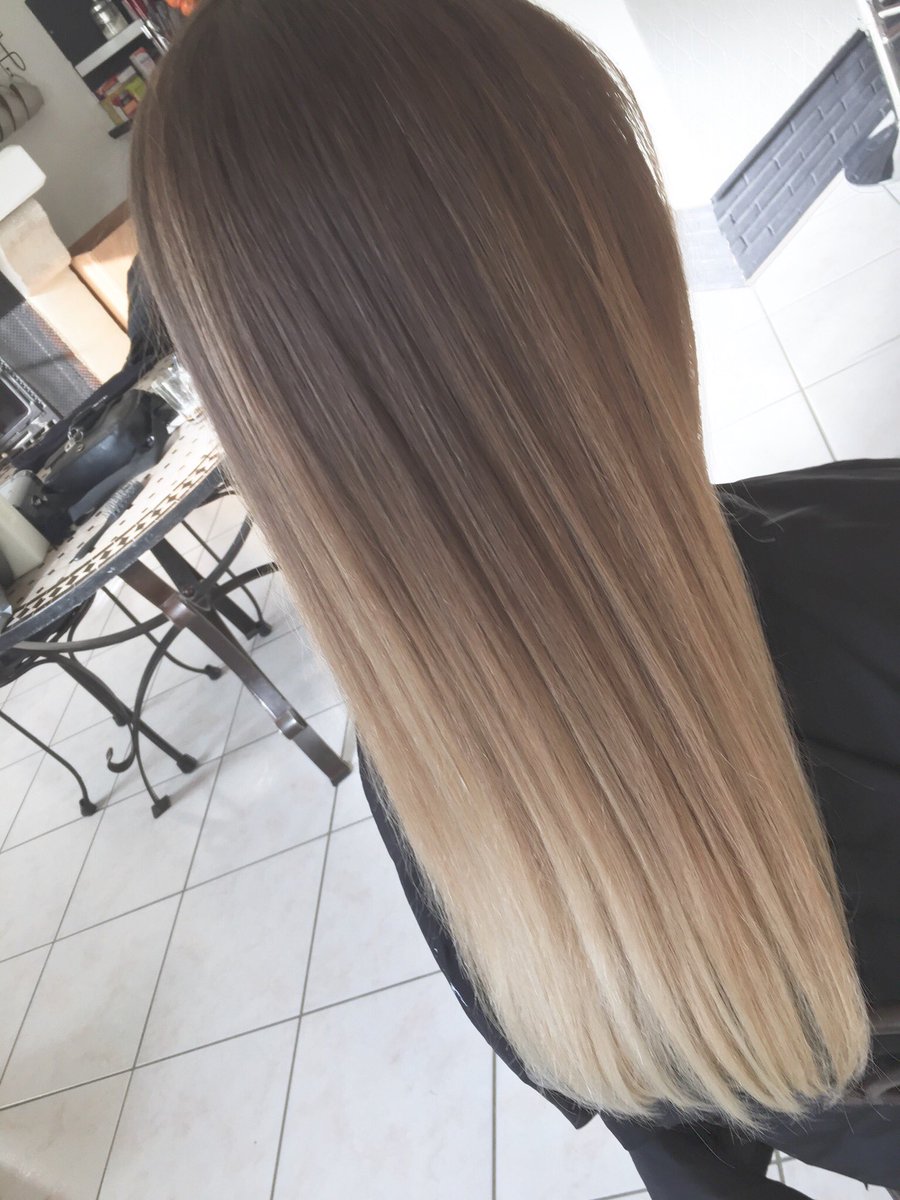 ombre hair lisse