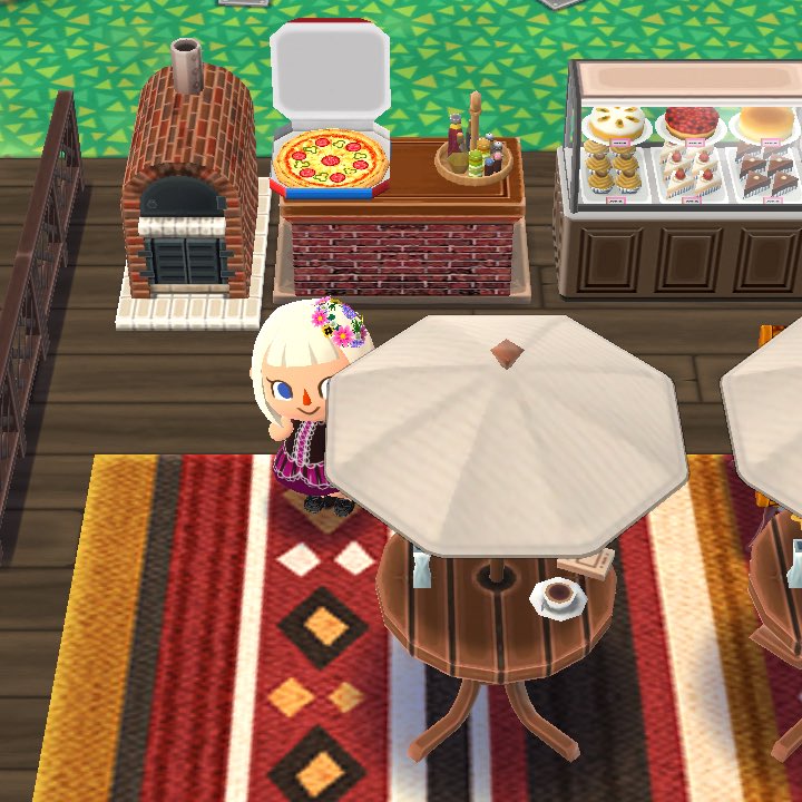 camperkcutie's tweet photo. Fireplace flipped around to make a pizza station #pocketcamp #doublecrossing https://t.co/rvLACxfNei