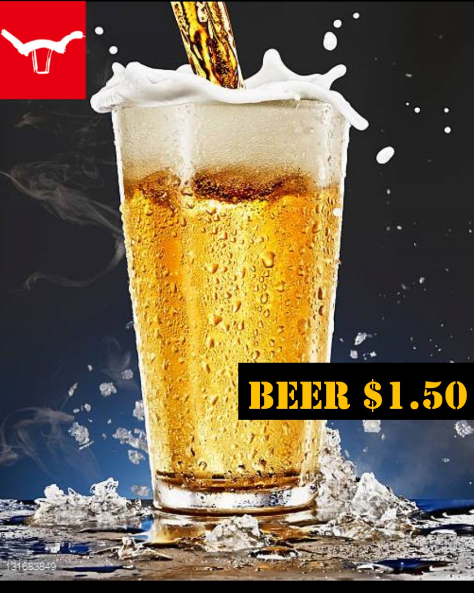 Start your weekend off right with $1.50 Coors Light, Bud Light, Budweiser, and Michelob Ultra!