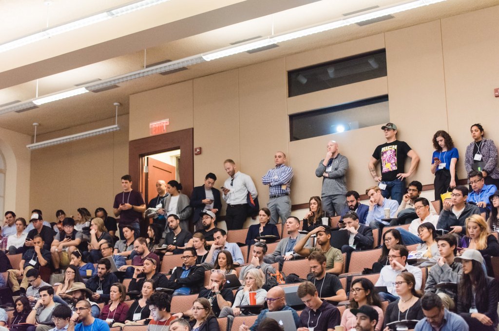 heidi_pease's tweet photo. #Throwback to #CyberDays - it was a great time to discuss and meet with people from all over excited about the new #Blockchain Revolution - more #UCLABlockchainLab and #LABlockchainLab events coming soon! Join our telegram today ---> https://t.co/HV7l3nO2zY https://t.co/1F3zMD0cYf
