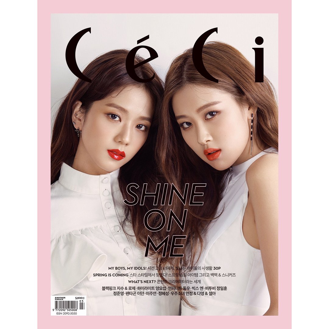 Park_Chae_Young's tweet photo. #BLACKPINK #블랙핑크 #JISOO #지수 #ROSÉ #로제 #CÉCI #쎄씨 #3월호 #MARCH #COVER #2018 #YG https://t.co/kdFTB3d7Al