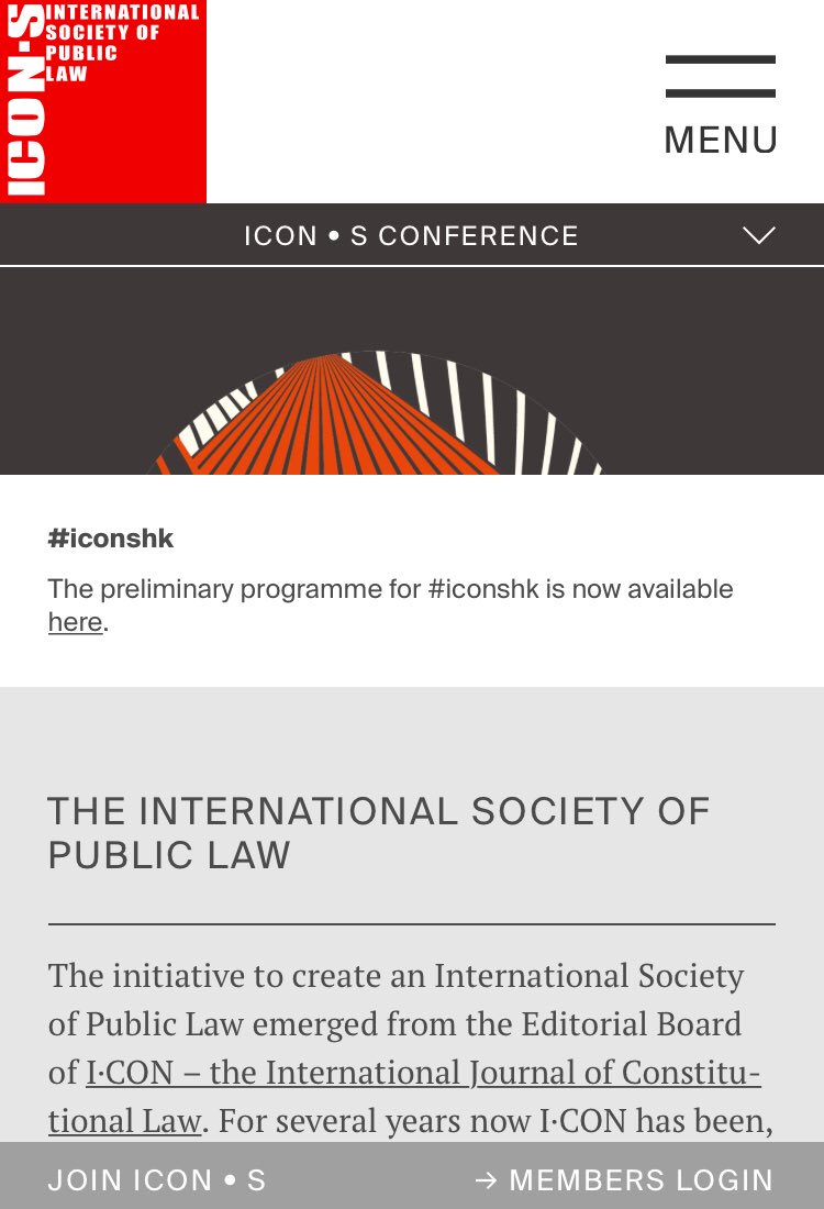 ICON__S's tweet image. Have you noticed that you can view the preliminary programme for #iconshk on the brand new mobile version of our website icon-society.org? It is the first time that we have a website that is fully compatible with mobile devices. Very excited about this! #bigstepforward