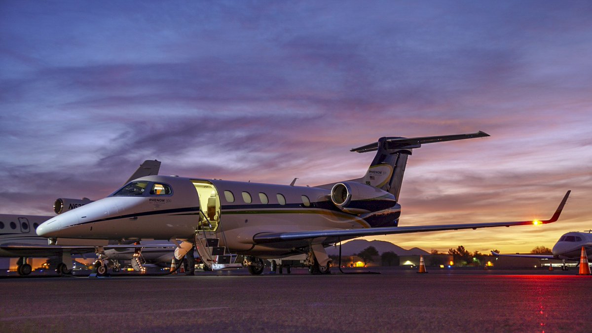 flyairshare's tweet image. The #Phenom300 at SDL. #PilotLife #PilotViews