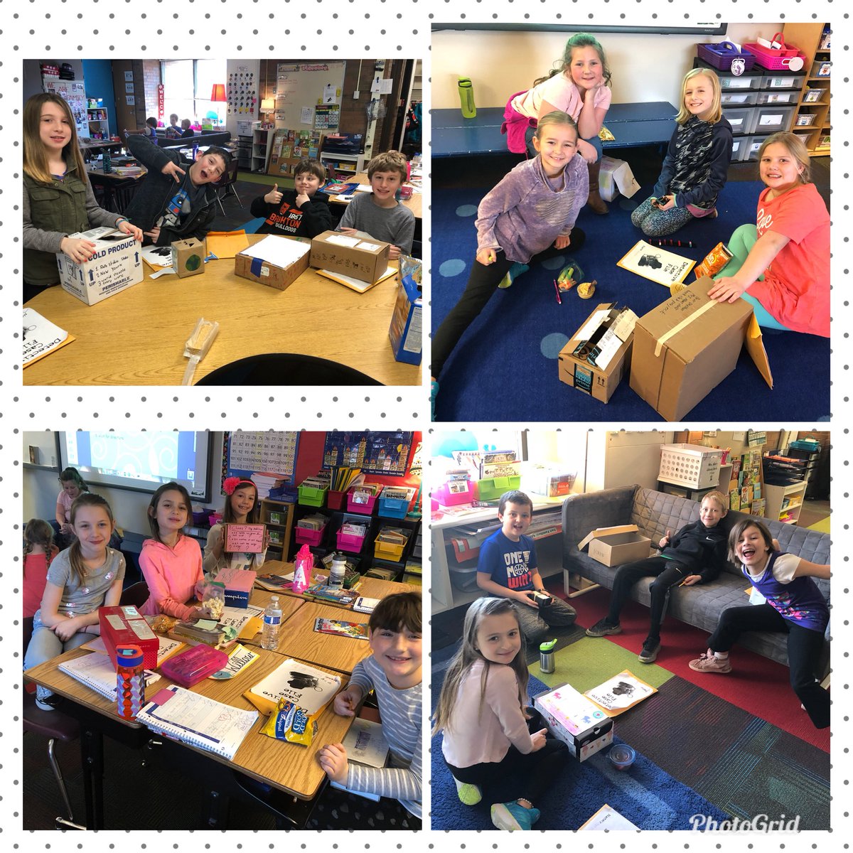 HollyMassard1's tweet photo. Students loved sharing their Mystery Boxes to end our fun mystery unit in Reading! https://t.co/oZlVgjgbJ4