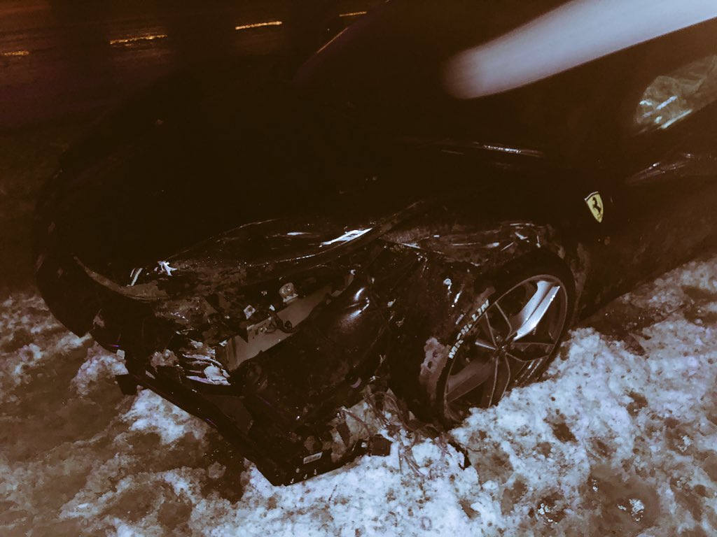 roadpoliceBCH's tweet image. RTC #M1 Northbound J12-13. 

The driver of this car is now regretting taking on the #BeastFromTheEast - as will his insurer! 

#410149 #406227