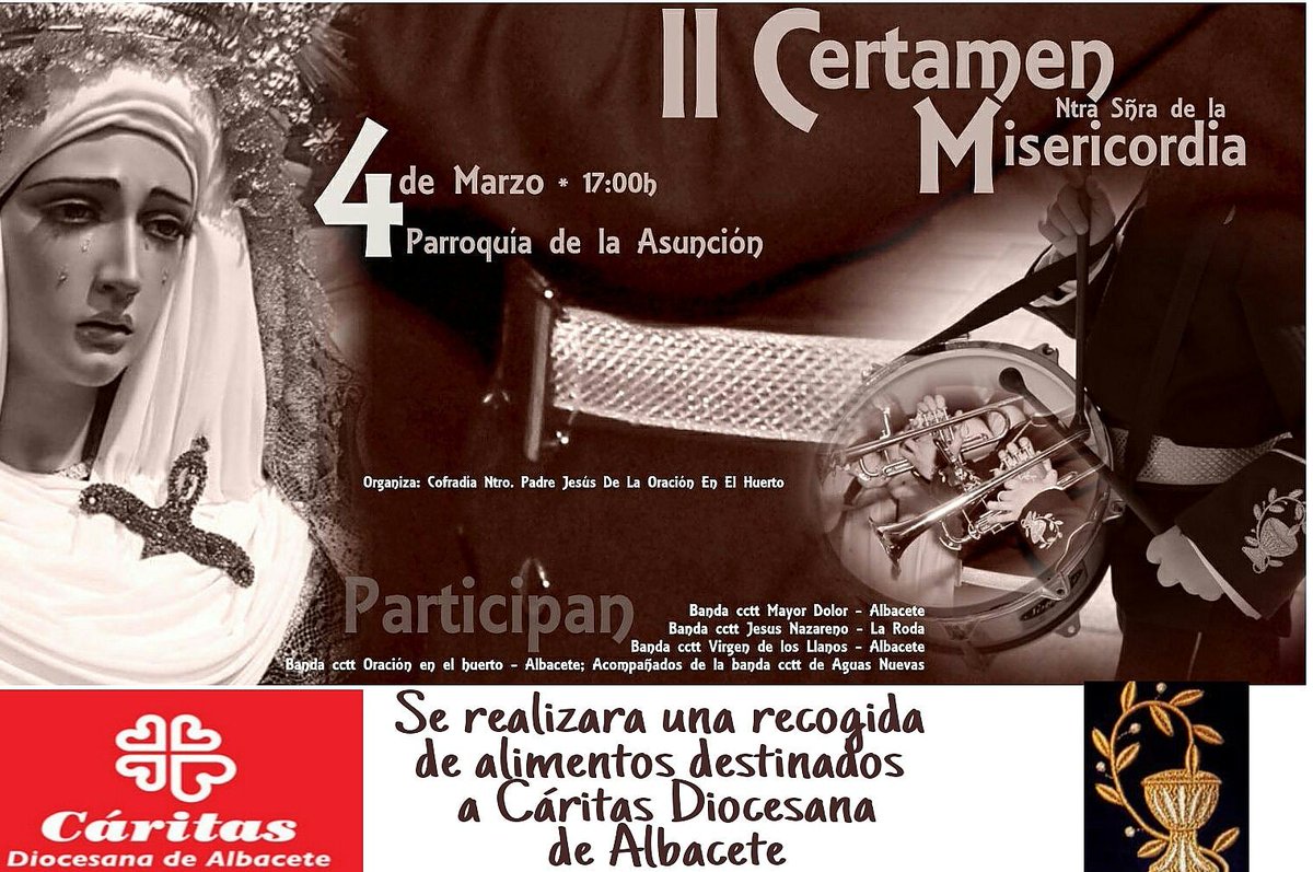 Desde Cáritas Diocesana nos piden ayuda sobre todo en la primera comida del dia,  el desayuno,  demostremos nuestra solidaridad con esos productos tan importantes en la vida de cualquier persona. <a href="/SemanaSantaAb/">Semana Santa de Albacete</a> <a href="/MayorDolor_AB/">Mayor Dolor Albacete</a> <a href="/ccttaguasnuevas/">CCTT Aguas Nuevas</a> <a href="/CTVirgenLlanos/">BCTVirgendelosLlanos</a> #nazarenolaroda