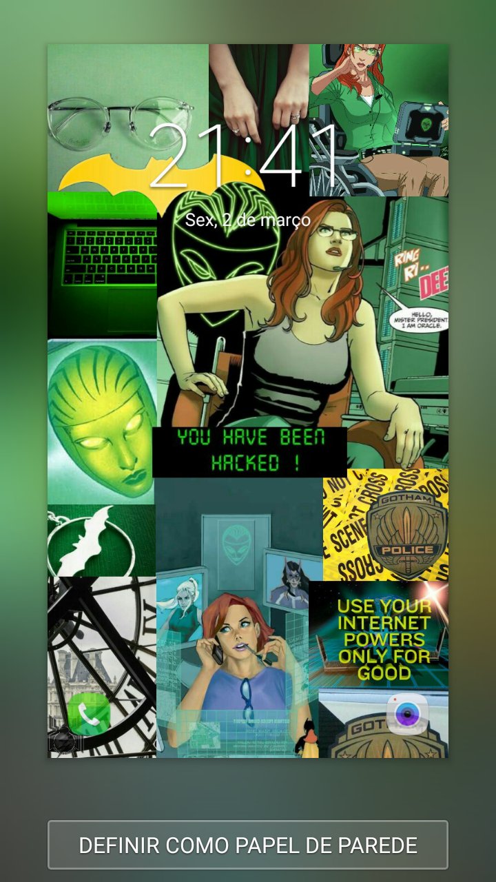Heroes Lockscreens Barbara Gordon As Oracle Free Lockscreen Rt Se Salvar Por Favorzinho Amanda