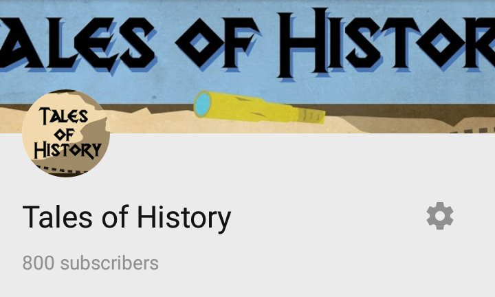 TalesHistory's tweet photo. Today we reached 800 subscribers! Thank you to everyone who has support the channel. I have been putting in the hours to create some awesome new content for you. I hope to show you soon :) #RoadTo1K https://t.co/L6u7s1R19n