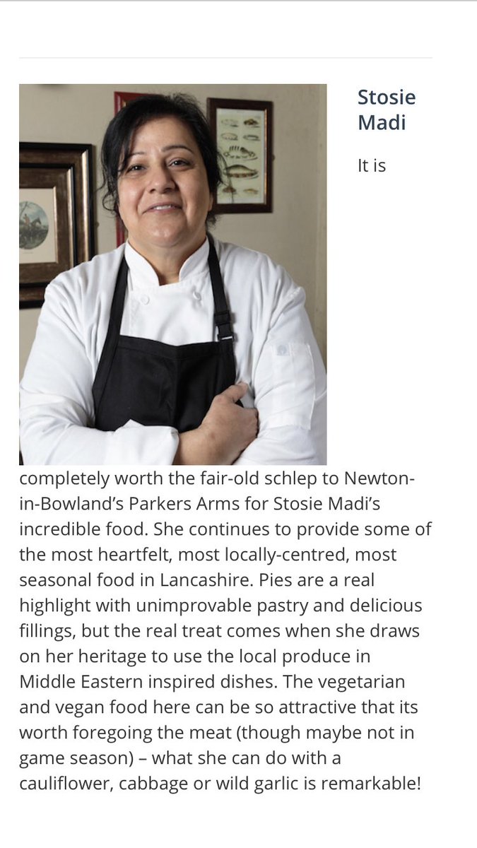 crazy4loulou's tweet image. A great piece in Harden’s about female chefs but the best is for me is @parkersarms #strongwomen #femalechefs  👩🏽‍🍳 #hospitality hardens.com/uk-london/28-0…