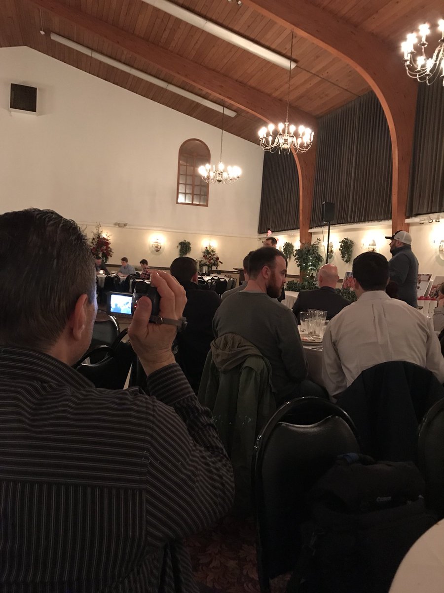 Coach Aggie out here with the Retro video camera. #ECRHAAWARDSBANQUET