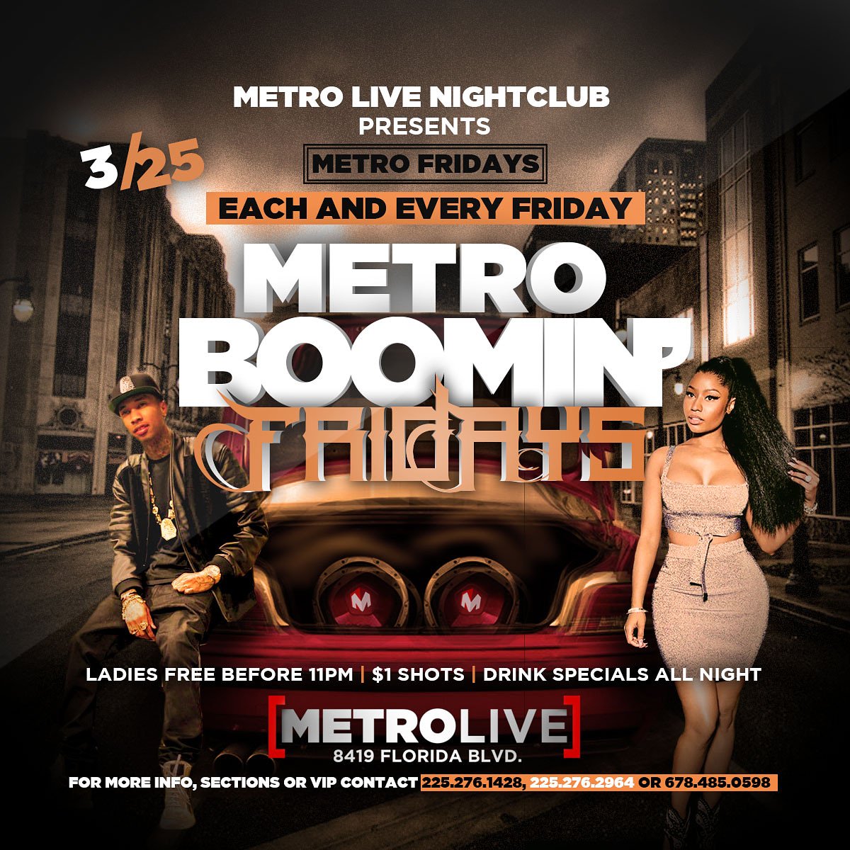 FDEllc's tweet photo. Need a #Flyer?
Contact us Today!!!
via DM Email or Text
#GraphicDesigner
#fdellc #batonrouge #la #br #louisiana #metro #boomin #metroboomin #music #producer #nickiminaj #tyga https://t.co/MigxcZ7Sat
