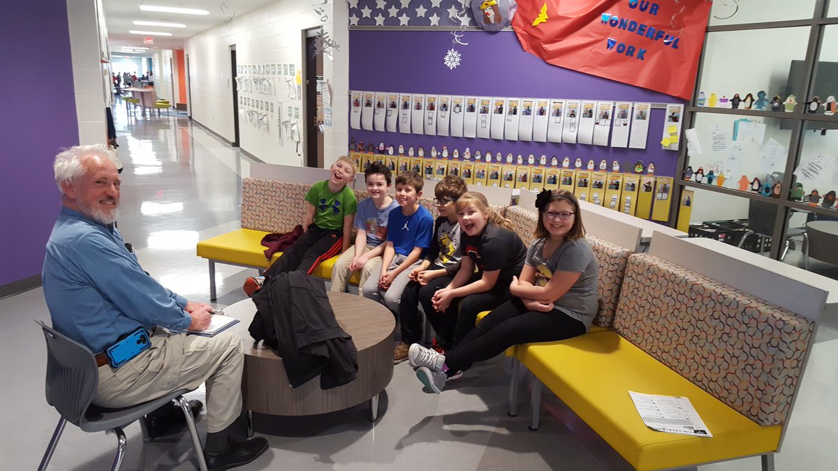 InquiryEdu's tweet photo. Bob Ratterman interviewed our class for the Oxford Press issue date March 11th! Our learning is spreading through the community! @Kramer_TSD #emergentcurriculum #aaacp https://t.co/Iu69bfWh0Z
