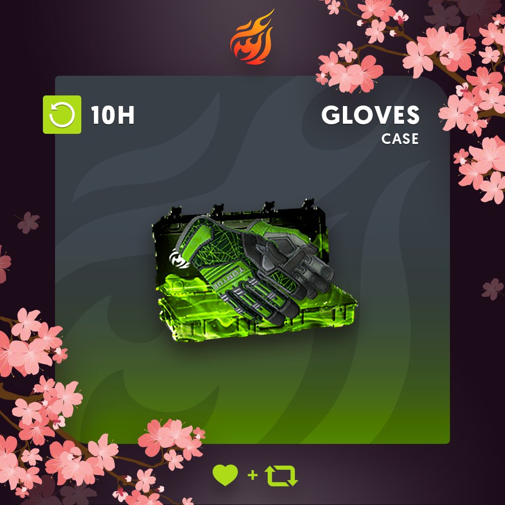 hellcase's tweet photo. 🌥️ Gloves Case #Giveaway:
⛅️ CLICK https://t.co/rSkv0LsJxK 
🌤️ Like + RT + Follow us
☀️ Tag your friend

🏆A winner in 10h! https://t.co/c1o5jKzasg