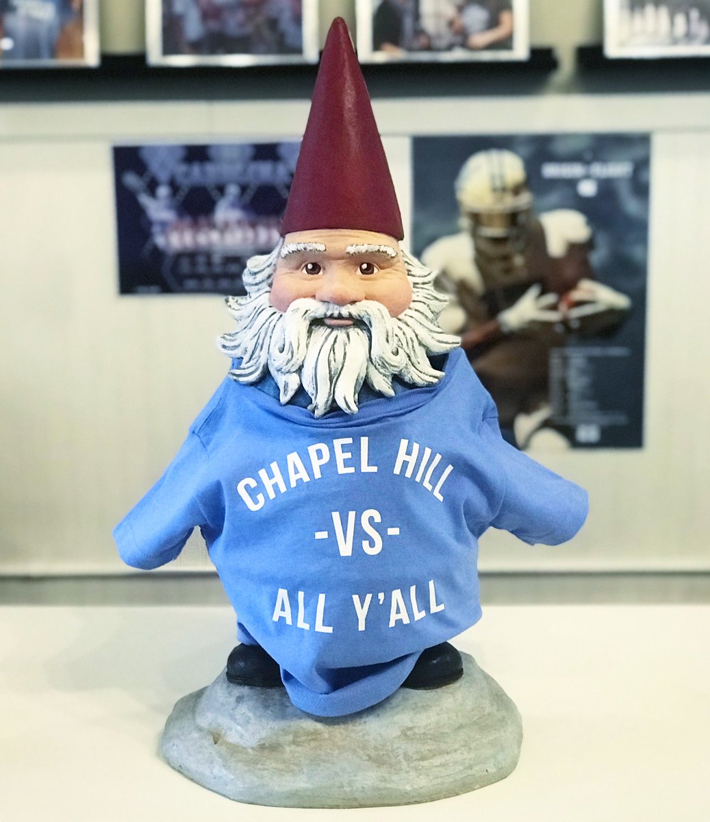 UGPgoheels's tweet photo. We like your style @RoamingGnome!  🐏💙🏀 #goheels #beatdook #chapelhillvsallyall https://t.co/t2HDPqMhq8