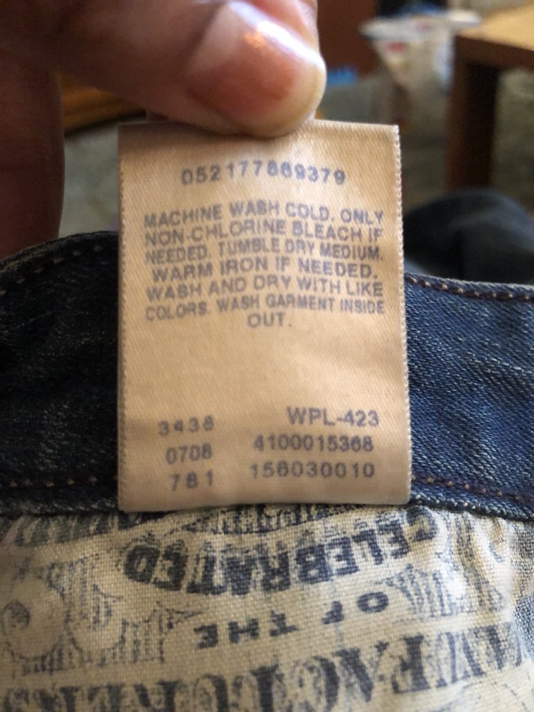 levi's product code