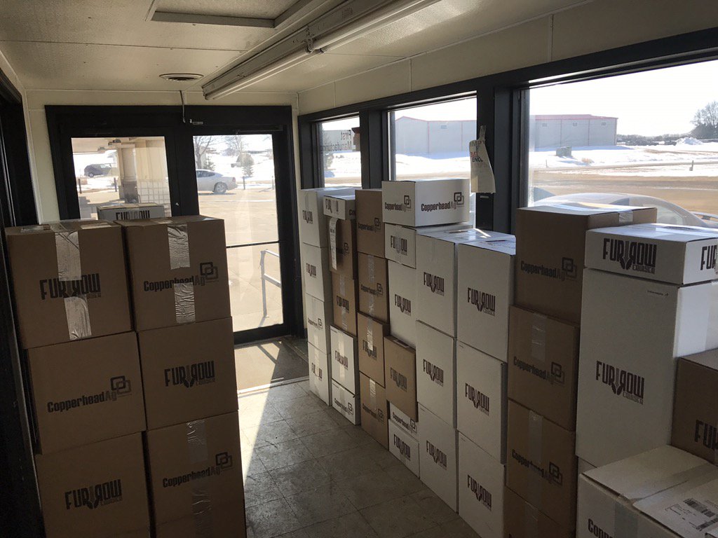 CopperheadAg's tweet photo. Things were OK today.... Thanks to all our great dealers out there!  #plant18Better https://t.co/WLnDHXByrd