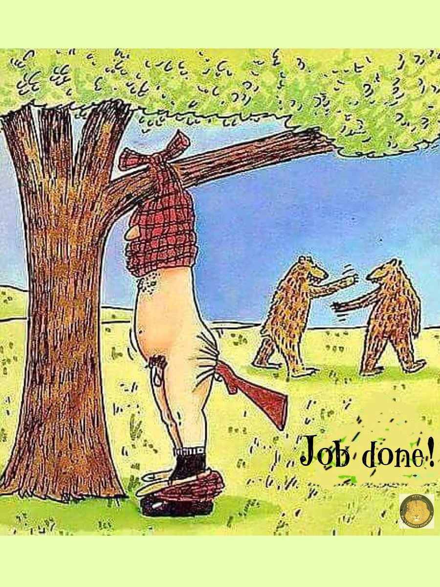 Htth16Htth's tweet image. That&apos;s a job well done! 😂

#BanTrophyHunting #BanTrophyKilling #HuntingIsNotConservation