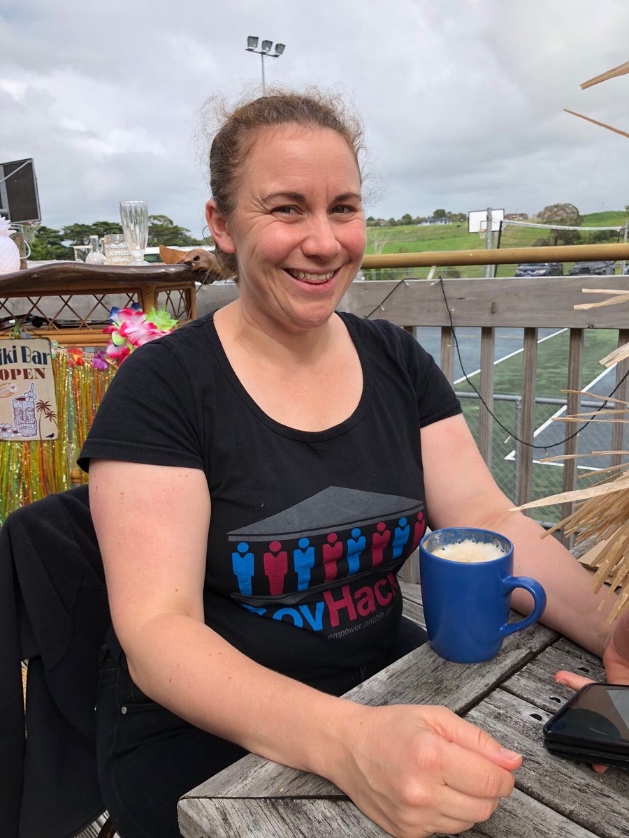 #kiwifoo <a href="/piawaugh/">Now Pia Andrews :)</a> Being educated by Pia Andrews whose job is to digitally transform govt across govt. Talking about possibilities of digital legislation and how open source is critical for digital govt to build trust