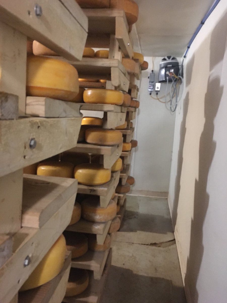 GarthRuff's tweet photo. Finishing up day 2 of Direct Marketing school with niche meat products and agritourism where we toured a local goat dairy where they make award winning cheeses. #OSUExt https://t.co/ofivrsBVqR