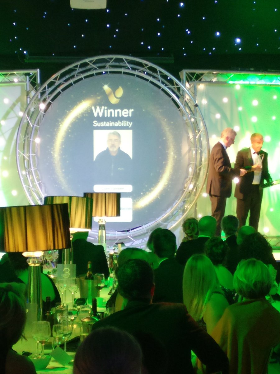 VertasGroup's tweet photo. The winner in the #Sustainability category is Colin Lambert from @GuntonPrimary in #Lowestoft. #VertasAwards18 https://t.co/kss4cE5I8I