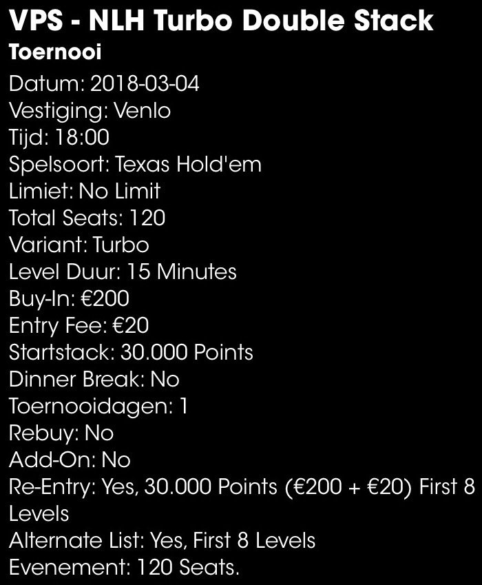 PokerSeriesNL's tweet photo. Het eerste event van de #VenloPS heeft een winnaar!
Paul van Oort kreeg in de €560 Bigstack net iets meer dan nummer 2 Kees @suitkees Aerts en loopt weg met het #DutchOpenPS-ticket en bijna €11.000,-!
Morgen doet @PokerCityNL verslag van het €780 Main Event... https://t.co/0ptrz3jtzD