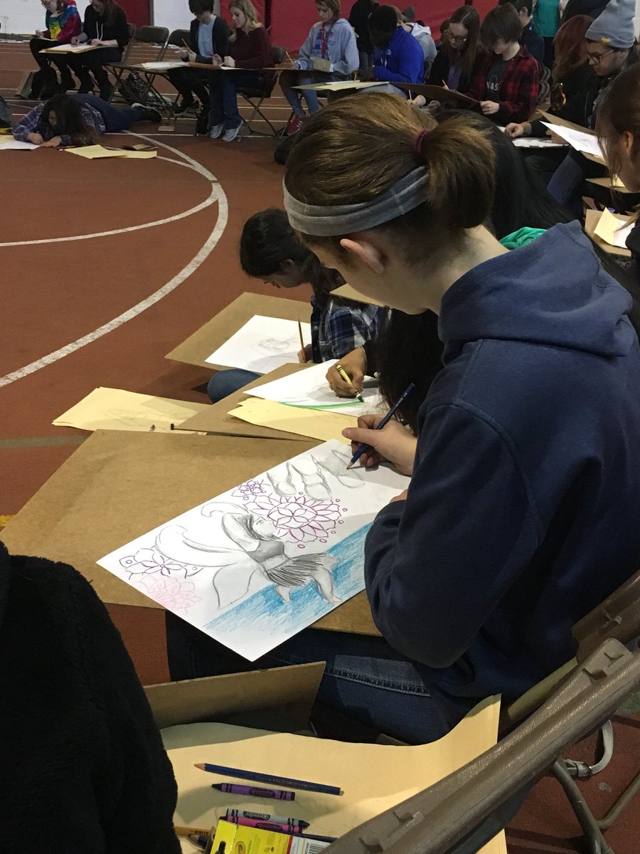 EHSNAHSJCONNER's tweet photo. Session 2: Friends Art Day Challenge #USD265_EHS #FriendsUniversity https://t.co/BMOtgPE3QN