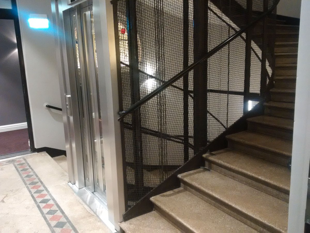 ElevatorWorld's tweet photo. A historic hotel that has hosted celebrities (and an EW staffer) features a #Schindler #elevator that fits its elegant surroundings. Read about it in today's blog on #EWUnplugged https://t.co/OSQjtBgdlL https://t.co/pClh3myzbc