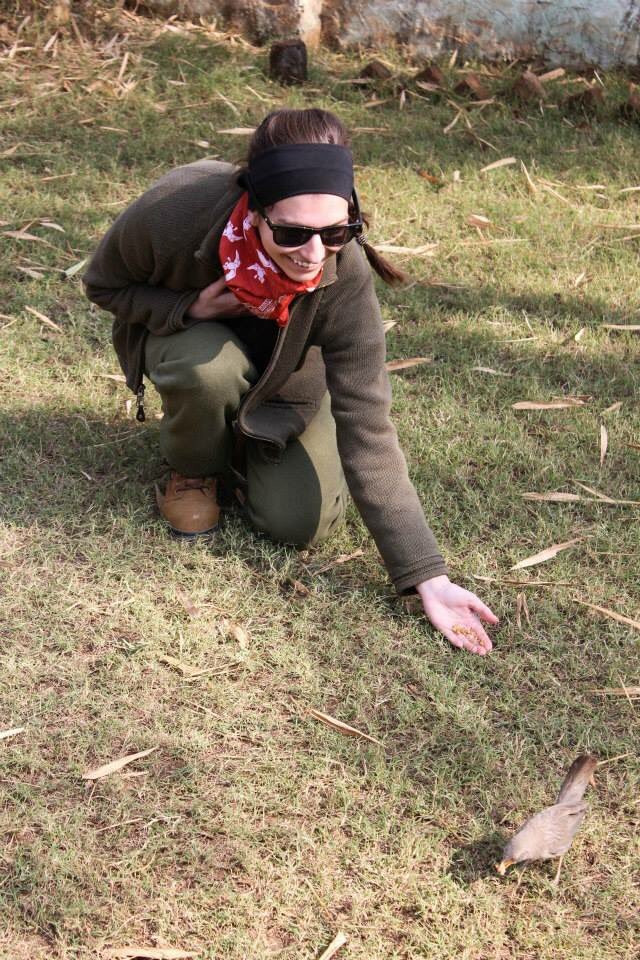 ncsu_fsc's tweet photo. You may know her as your President but around here Savana is known as the animal whisperer. She works at a vet, is surrounded by animals on her family farm, and she’s done research on zoonotic pathogens at agrotourism farms and zoos.[https://t.co/IJLhHUnvaM] https://t.co/a3S16aARSj