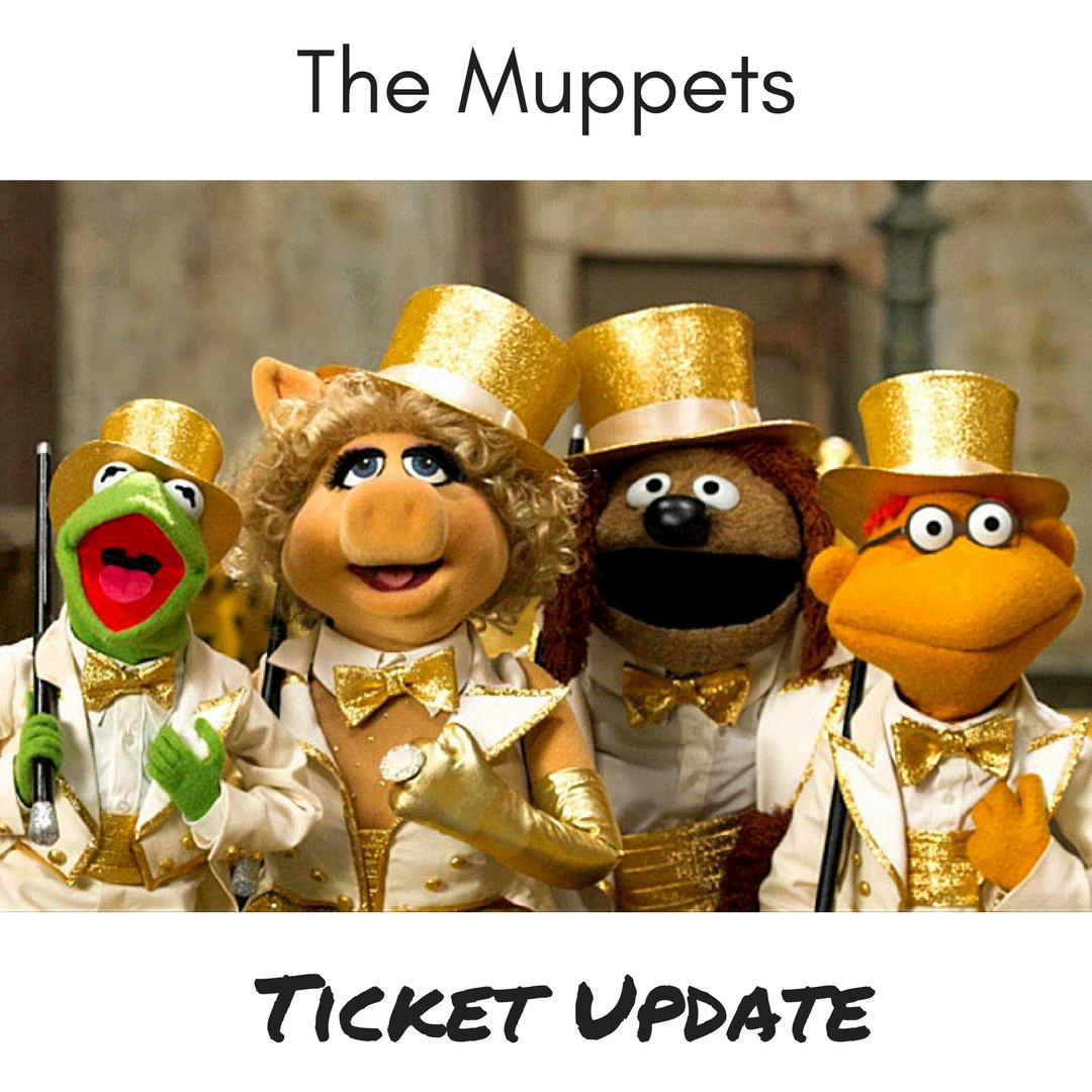 PuppetPaloozaSB's tweet photo. TICKET UPDATE - Tickets for The Muppets are still on sale via our website until 4:00 pm today. We will resume tickets sale at 5:30 pm at the door of the @LukeTheatre, that is if there are any tickets left. Make sure to buy your tickets in advance here: https://t.co/4YgxvgXF2O https://t.co/Cnm2zXl51L