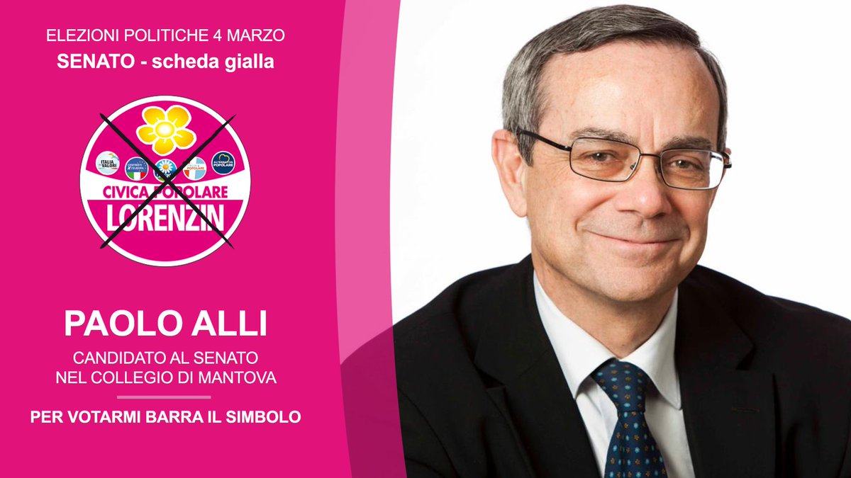 Scegliere #CivicaPopolare e la coalizione di centrosinistra significa dare continuità a una politica economica e del lavoro che ha favorito la ripresa dell’#Italia. Il #4marzo metti la croce su #CivicaPopolare: voterai la lista e anche me