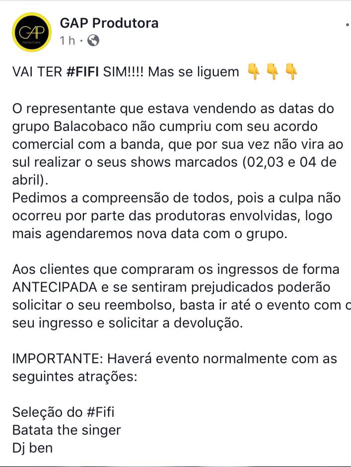_gapprodutora's tweet photo. #VemProFifi que hoje tem 🎤🍻💃🏼🕺 https://t.co/9IDFVqesG1