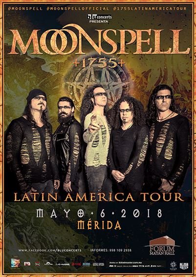 moonspellstmx's tweet photo. La banda también confirmó fecha en #Mérida, Yuc. el 6 de mayo en #ForumMayanHall   Pronto más info. #BluConcerts https://t.co/8btuQGfCvW