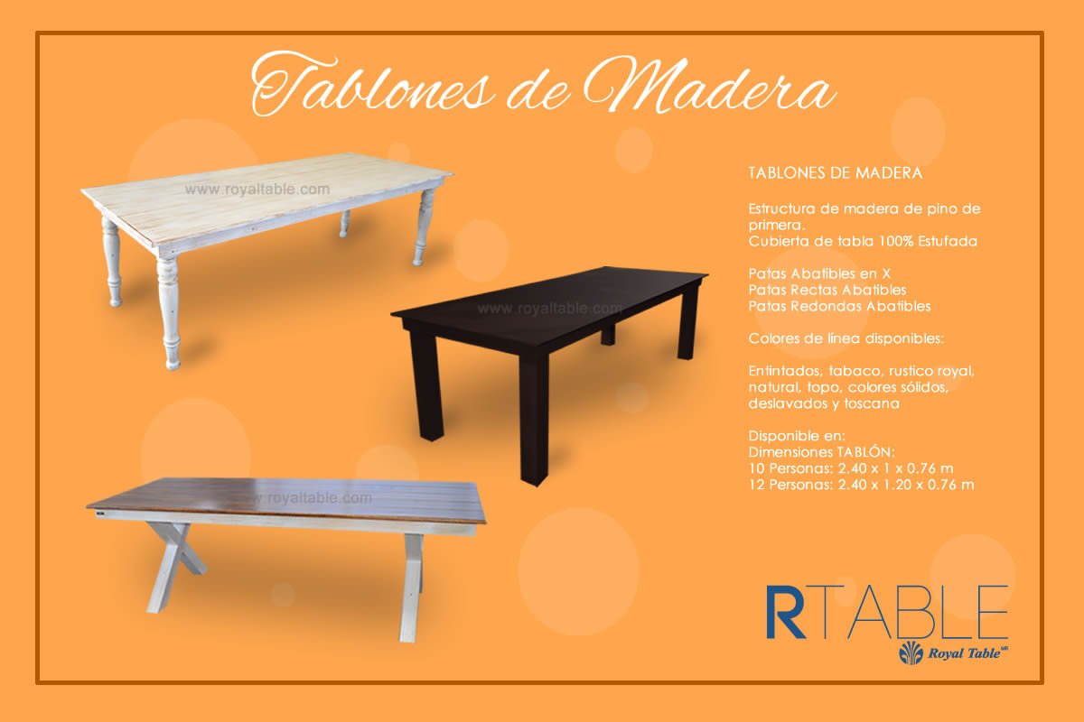 RoyalTable's tweet photo. ¡Ya tienes todo para tu #fiesta! 🤔😉
Checa nuestro #mobiliarioparabanquetes, #eventos y #eventosespeciales
#MesasdeMadera.
Disponibles en Venta y Renta
 https://t.co/r2AdTadI6R https://t.co/Qpdd2MaQIu