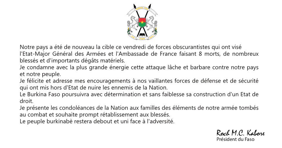 KindoB's tweet photo. "Le peuple Burkinabè restera debout et uni face à l'adversité #OuagaAttack #BurkinaFaso" @rochkaborepf #lwili https://t.co/h2wnTZHMYm