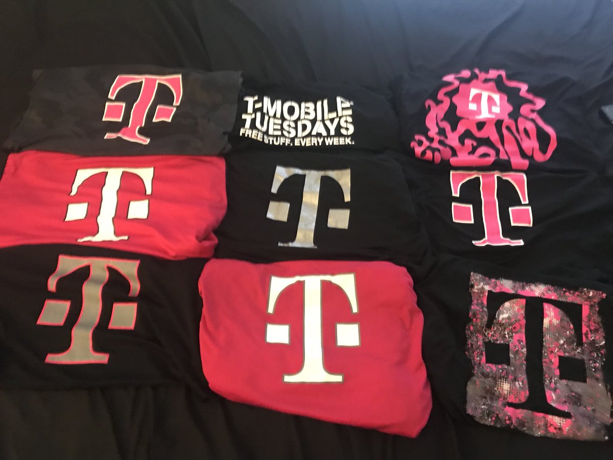 SemiAutoCee's tweet photo. All T everything #EmployeeAppreciationDay #IFreakinLoveMyTeam always have the best shirts in the business #TMobile https://t.co/MxX7LOvXlu
