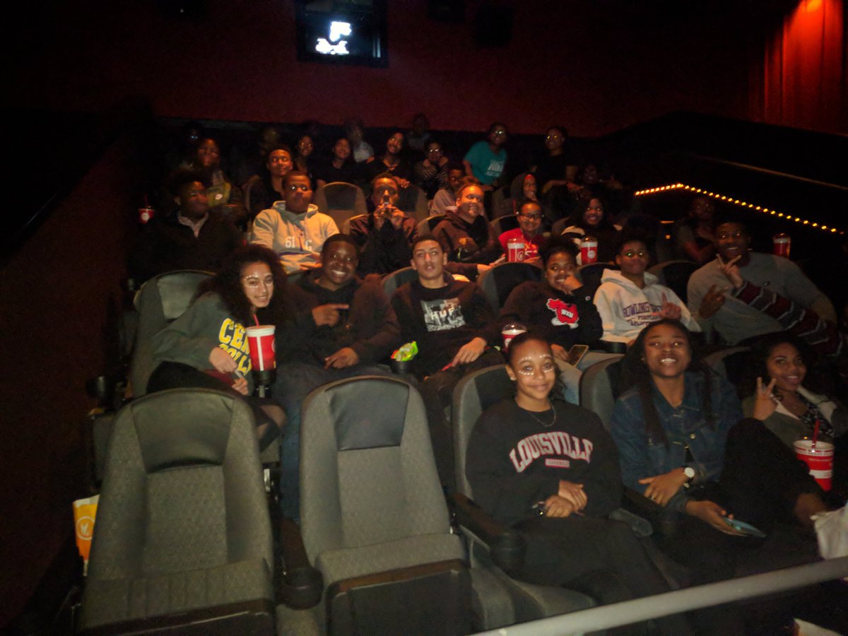 BGHS_PROWESS's tweet photo. Ubuntu = I am because we are.
THANK YOU to @wkingbg and @BGHSPurplesNews teachers and the Bowling Green COMMUNITY for making today's Black Panther viewing possible and such a success! https://t.co/cYhc47DxdI