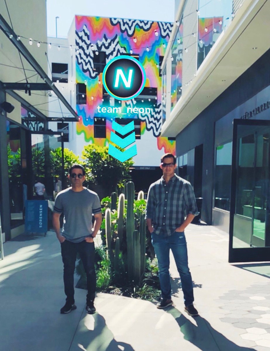 dailytrojan's tweet photo. Neon AR, an application developed by USC Alumnus, debuts today in the app store. https://t.co/o3TA6ertcg https://t.co/H6p57jdEn8
