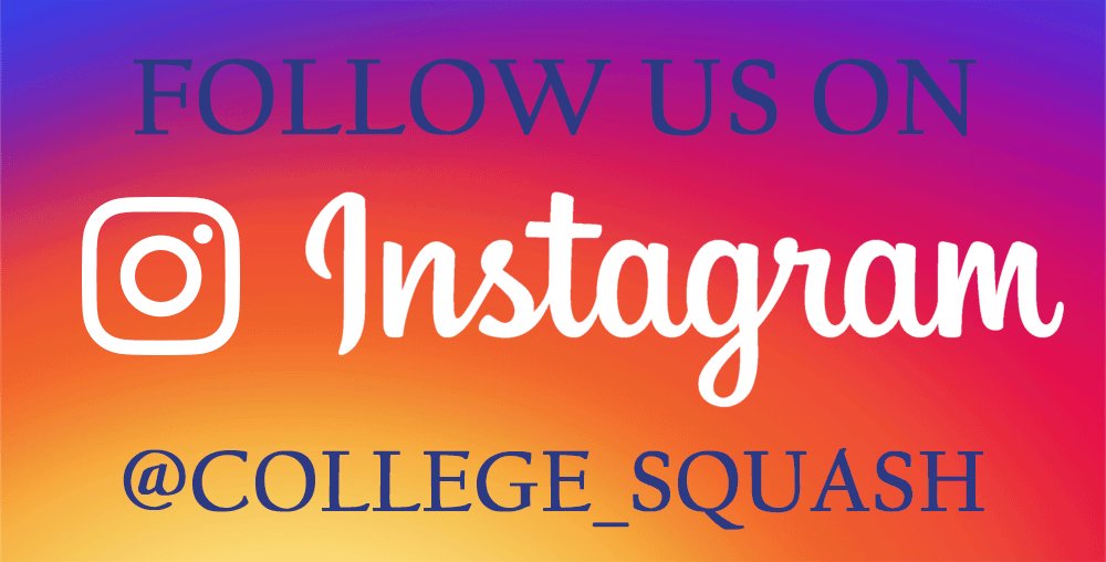 CollegeSquash's tweet photo. For a behind the scenes look at #CSANationals18 Individual Championships this weekend, follow #CollegeSquash on Instagram!

👉 https://t.co/gHgxvdCJMu https://t.co/XhVQdEiY9w