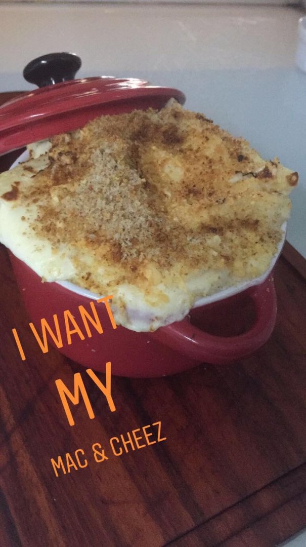 Aquela opção que NUNCA tem erro 😍 Mac &amp; Cheese! #BrouneBrasil #comfortfood #dinner