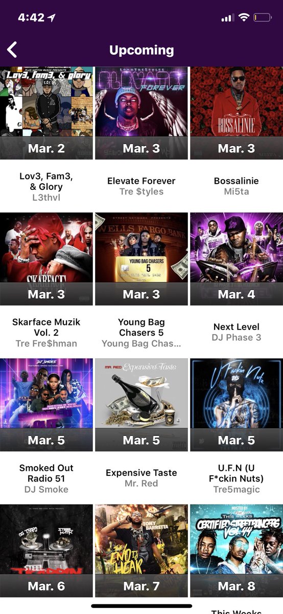 DjPhase3's tweet photo. Artist HMU for slots “Next Level” drops this weekend!!
#Trapazoid #Hoodrich Ent!!
100k+ views 💣🦖📶📶📶 https://t.co/VDjqEtPgqC