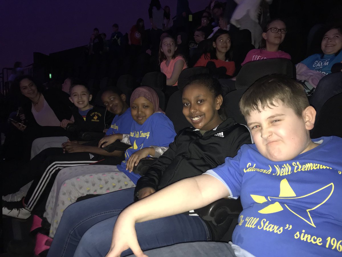 KrugerTara's tweet photo. @NeillElementary 5th grade field trip to @sciencemuseummn ! Hands on learning and Omni Theatre. #agreatplacetolearn #one91 https://t.co/gZjcqwRjSP