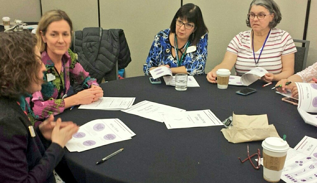 Pop-up #givingcircle at <a href="/WRJ1913/">Women of Reform Judaism</a> conference. Giving away someone else's money is fun :) <a href="/AmplifierGiving/">Amplifier</a>