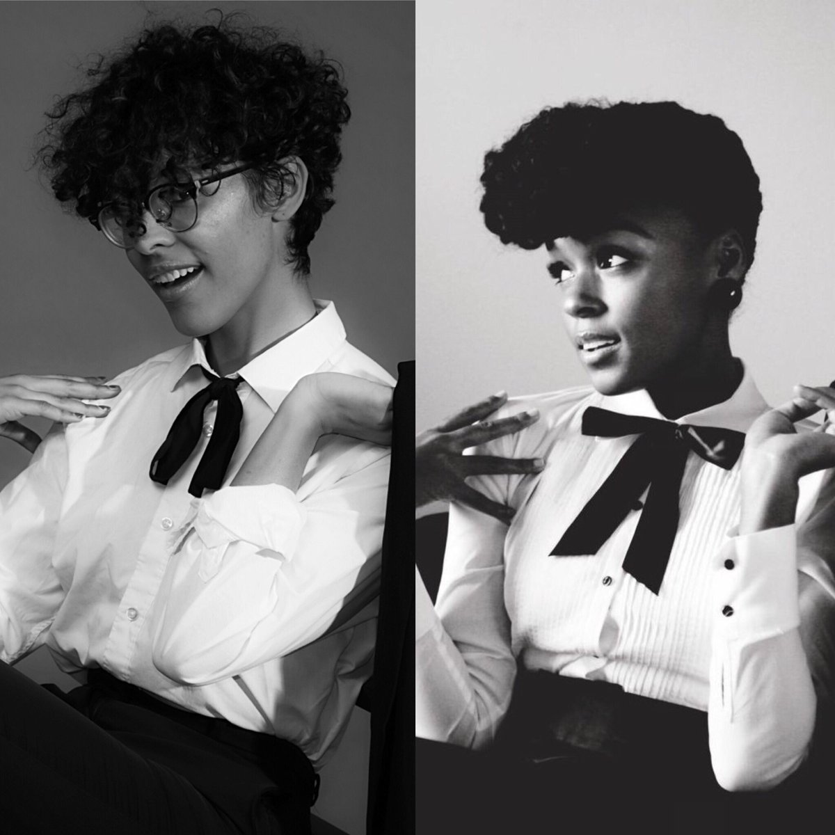 StashAbre's tweet photo. Celebrating #WomansHistoryMonth and woman who inspire us 🙌🏾 @coconutotter as the Queen @JanelleMonae 📸@sharde_abre https://t.co/gcL9bhSsVD